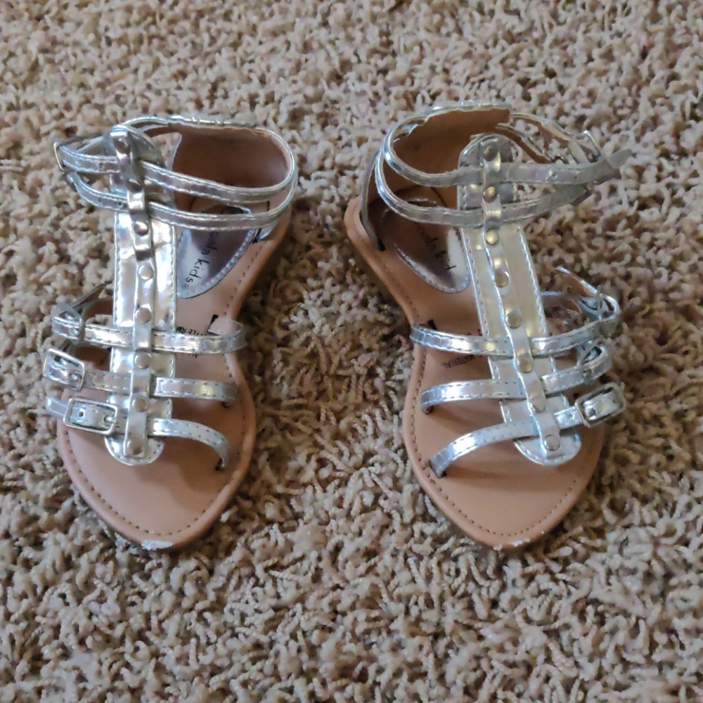 Little girls gladiator sandals